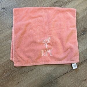 Rae Dunn Pink Hand Towel